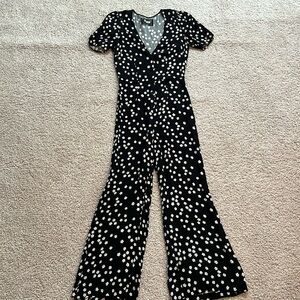 Reformation Floral Short Sleeve Jumpsuit